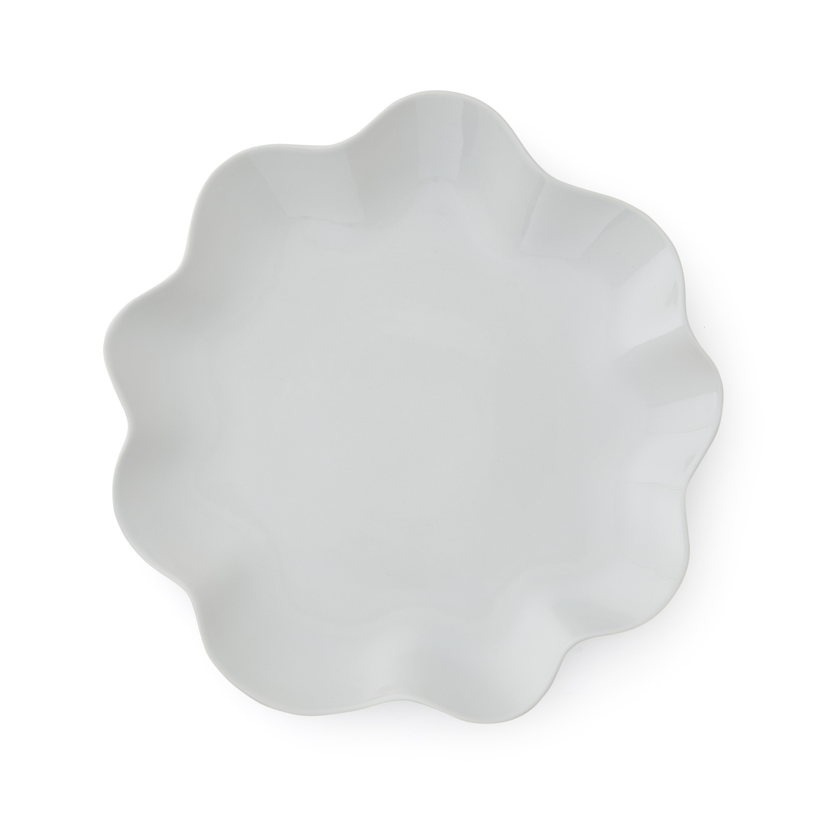 Sophie Conran Floret Large Serving Platter, Dove Grey image number null